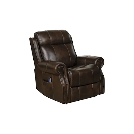 Transitional Power Lift Recliner with Lumbar Support