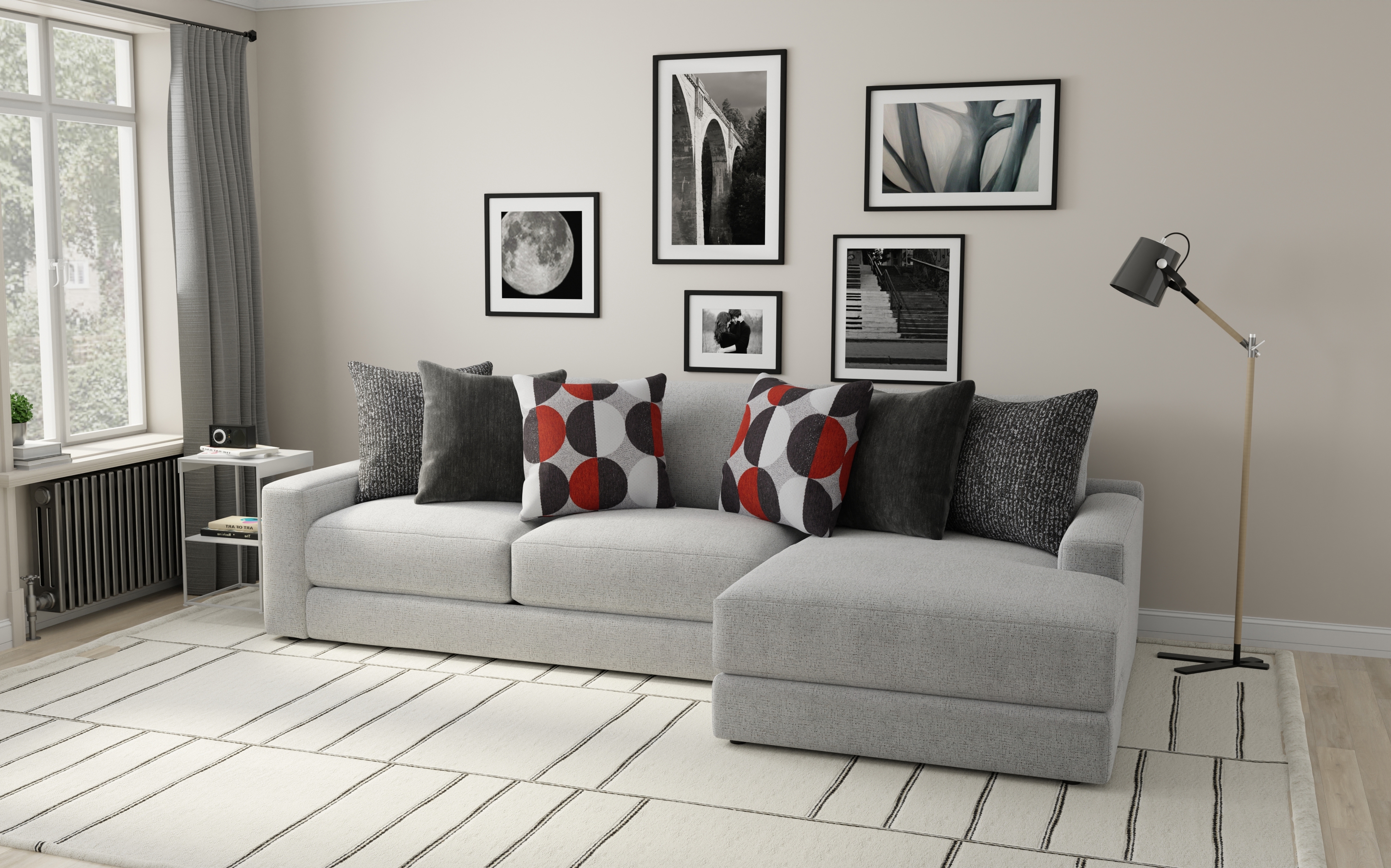 Jackson Furniture Arlo 2-Piece Sectional Sofa with Chaise