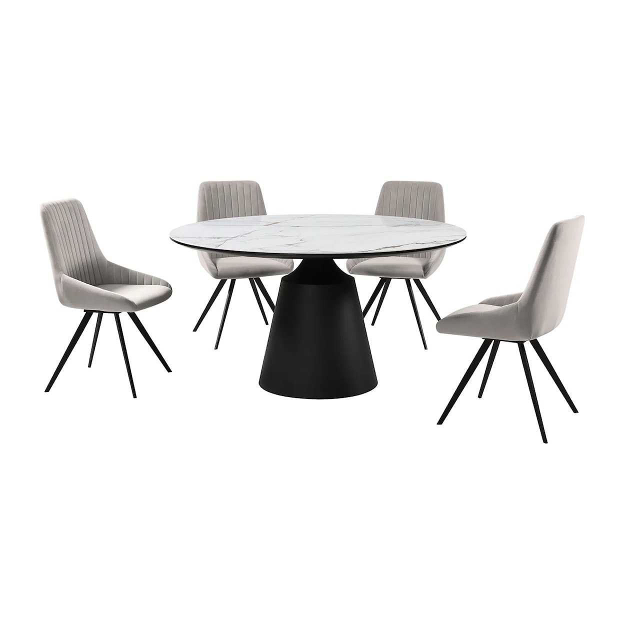 Armen Living Knox / Alison Dining Set