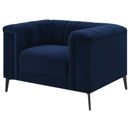 Chalet Tuxedo Arm Tufted Chair