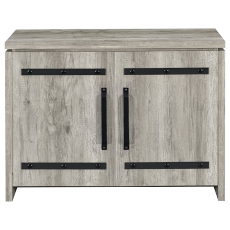 DRIFTWOOD GREY 2 DOOR ACCENT | CABINET