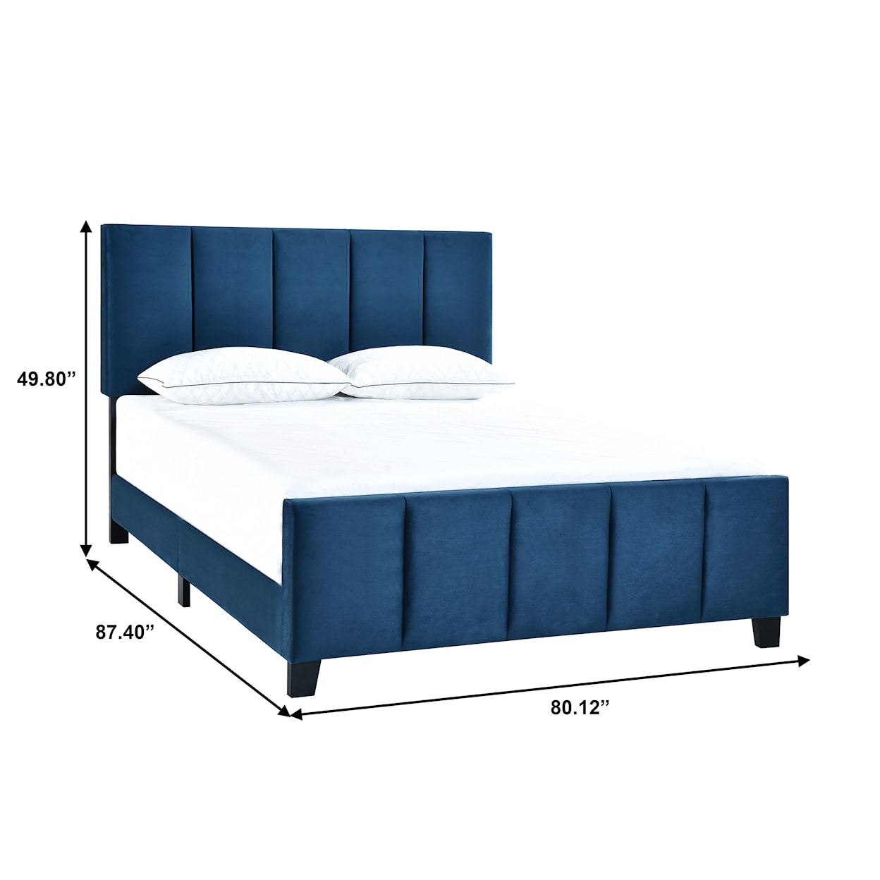 Accentrics Home Fashion Beds King Upholstered Bed