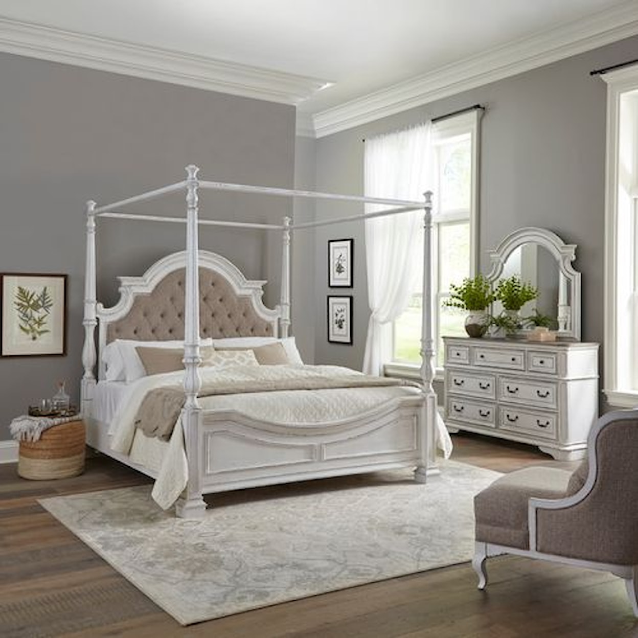 Liberty Furniture Magnolia Manor King Bedroom Group