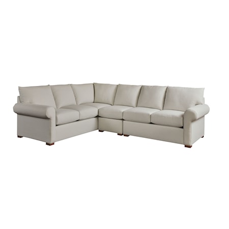 Hanover 3-pc. Roll Arm Sectional