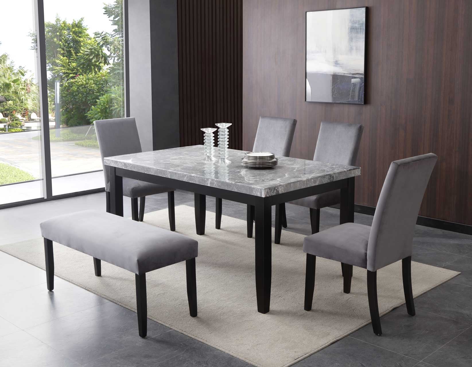 Grey and 2024 silver dining set