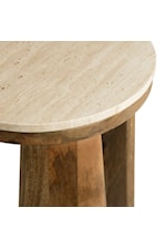 Crestview Collection Liam Transitional Round Accent Table