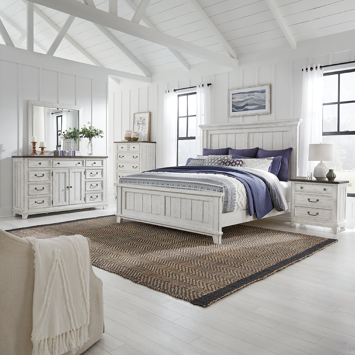 Liberty Furniture River Place 5-Piece Queen Bedroom Set