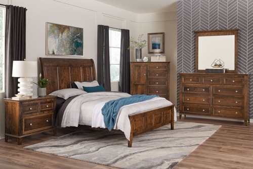 Transitional Queen 5-Piece Bedroom Set