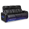 Signature Design Boyington Power Reclining Sofa with Adj Headrest