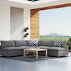 Modway Commix Outdoor 5-Piece Sectional Sofa