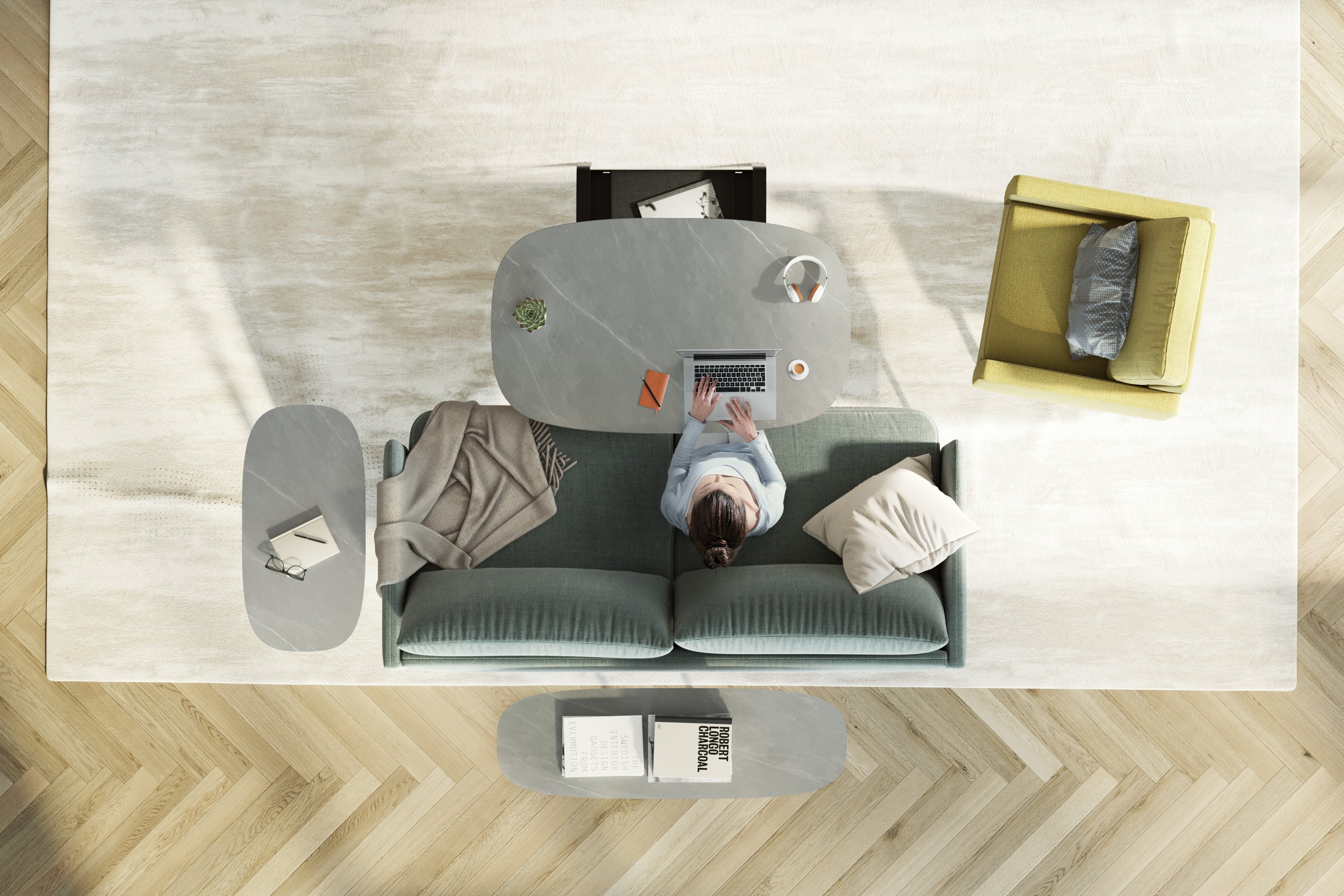 BDI Cloud 9 Side Table