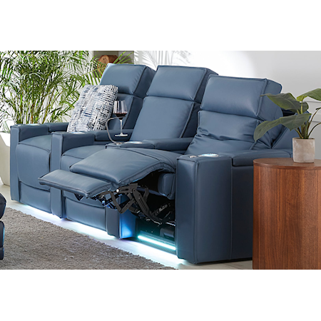 3-Seat Power Reclining and Lumbar Sofa