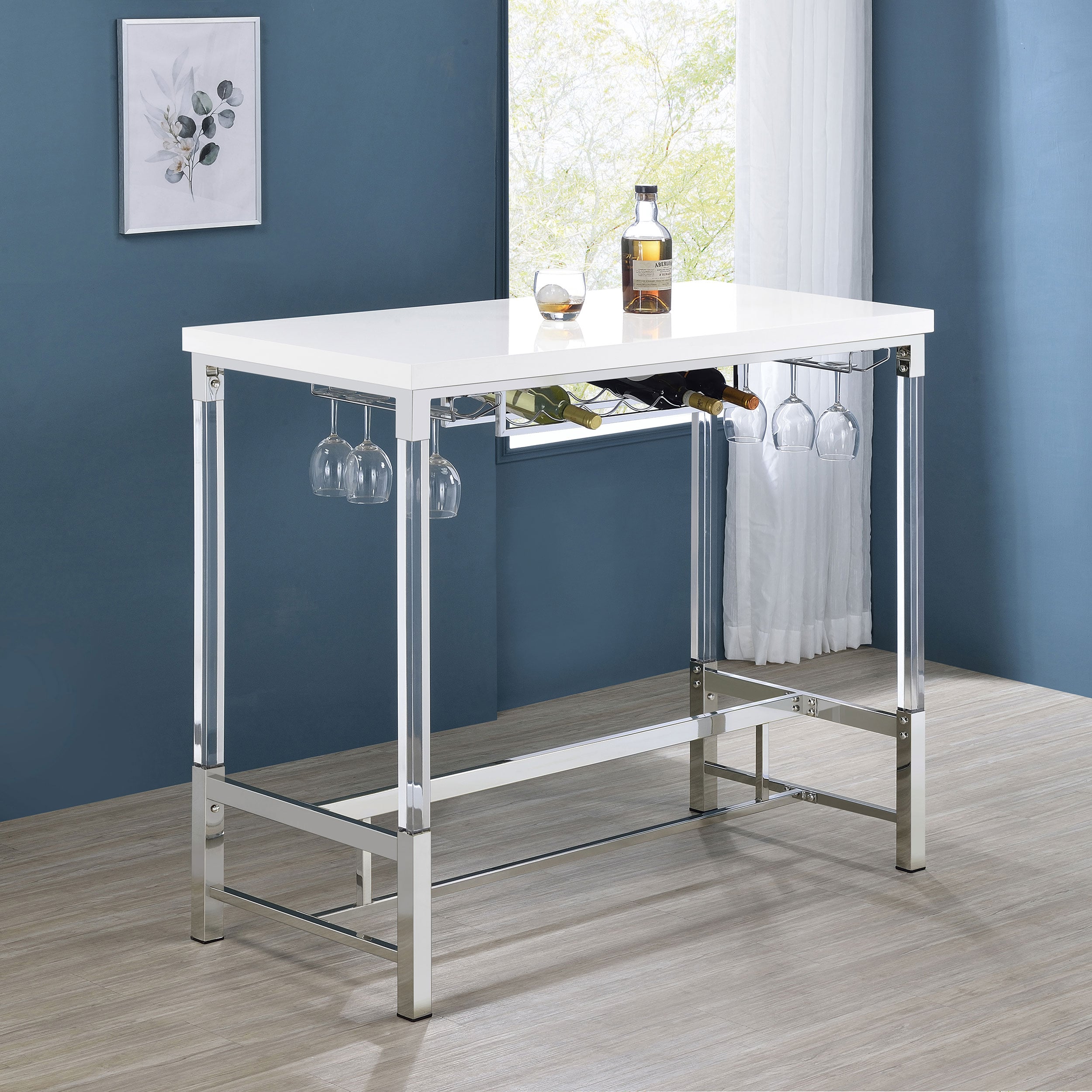 Norcrest 47-inch Leg Bar Table