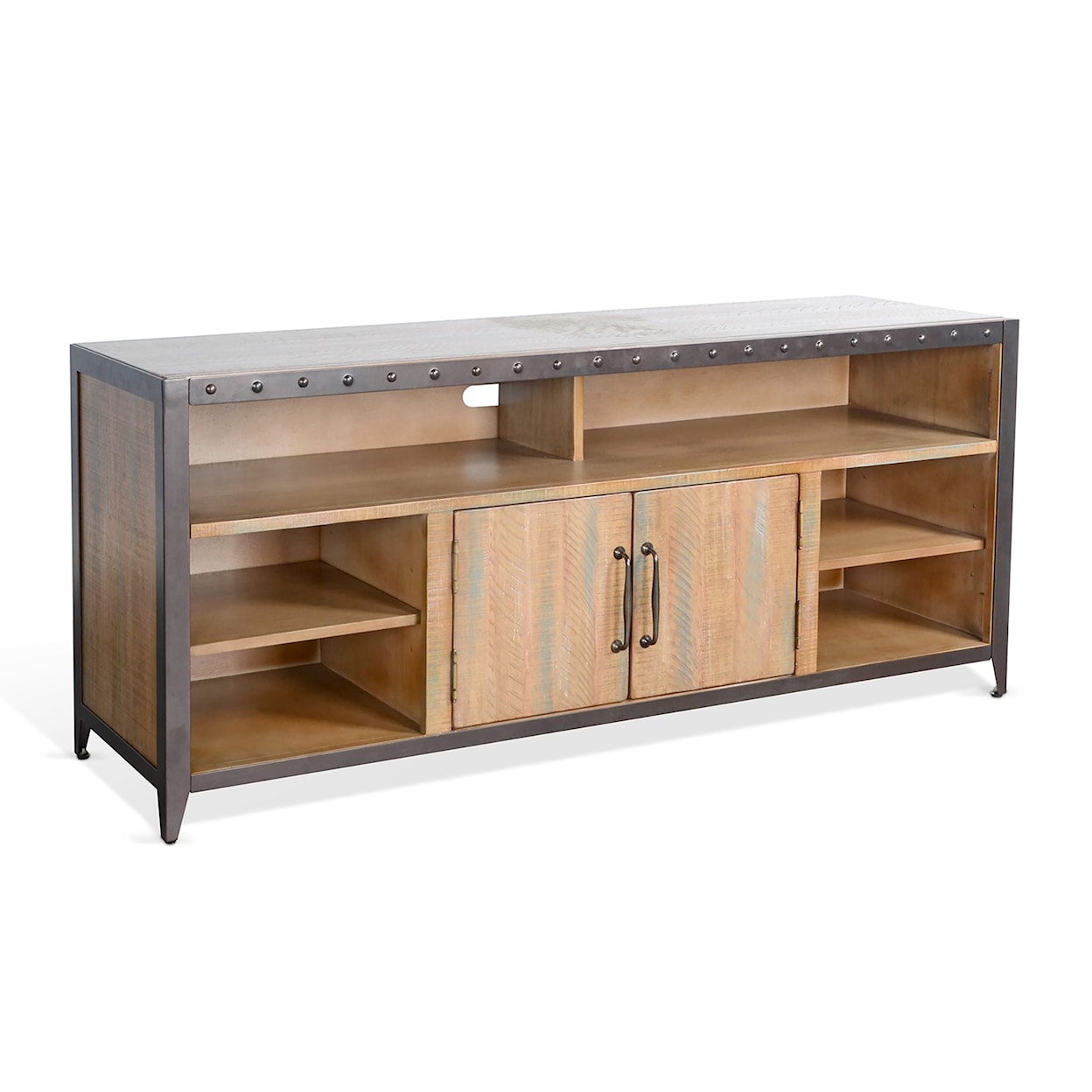 Sunny Designs San Diego TV Console with Adjustable Shelves