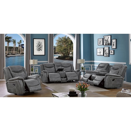 Conrad 3-piece Motion Sofa Set