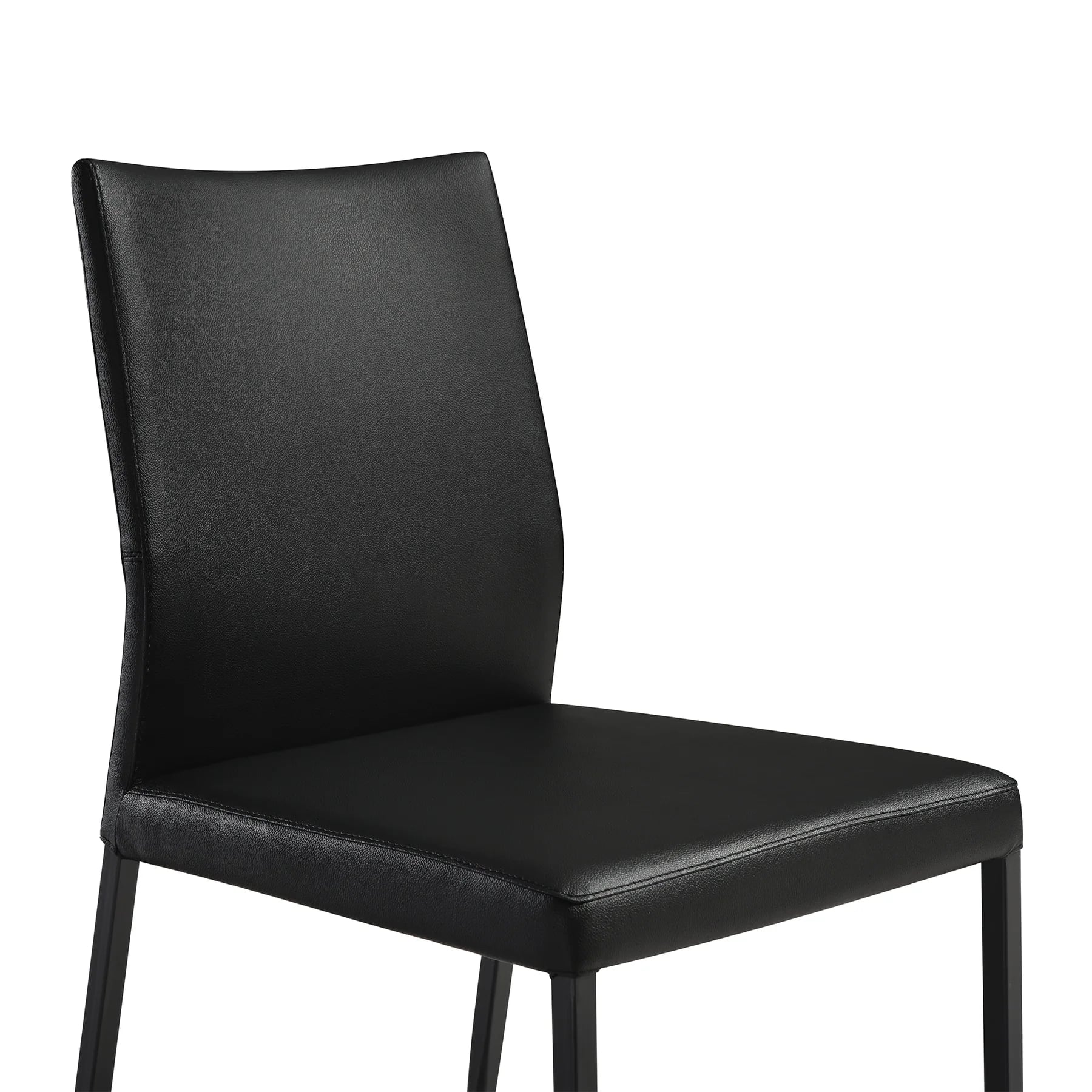 Faux-Leather Dining Chair
