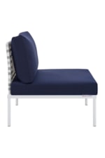 Modway Harmony 4-Piece  Sunbrella® Outdoor Patio Aluminum Seating Set