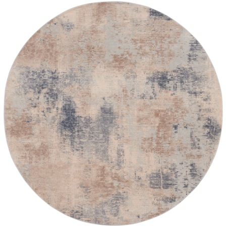 7'10" Round  Rug