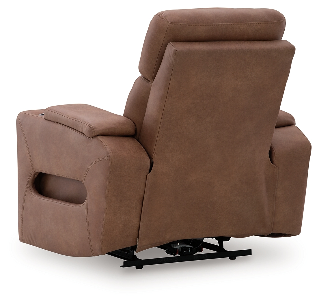 Signature Design by Ashley Clean-Slate Pwr Recliner/Adj Headrest