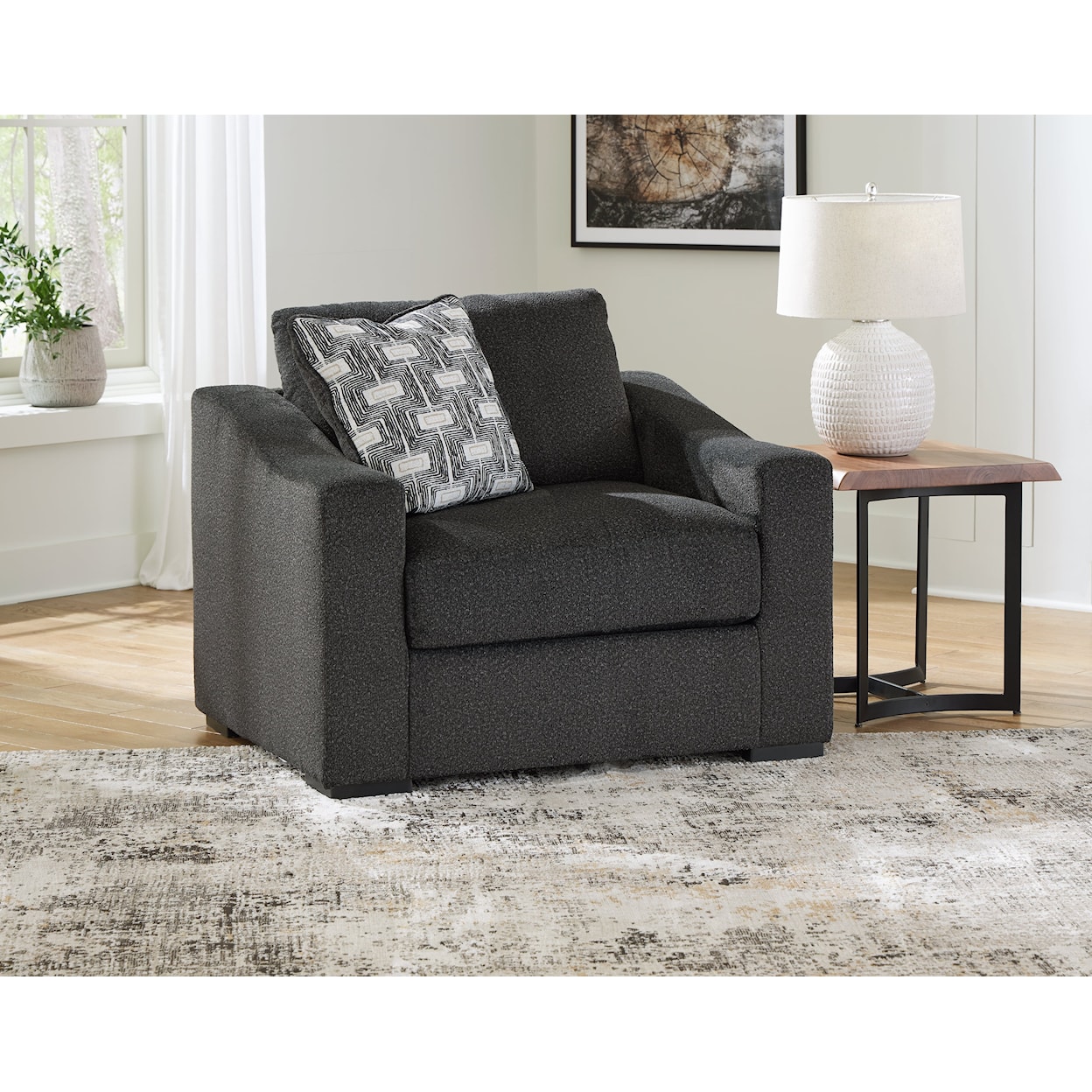 Benchcraft Wryenlynn Oversized Chair And Ottoman