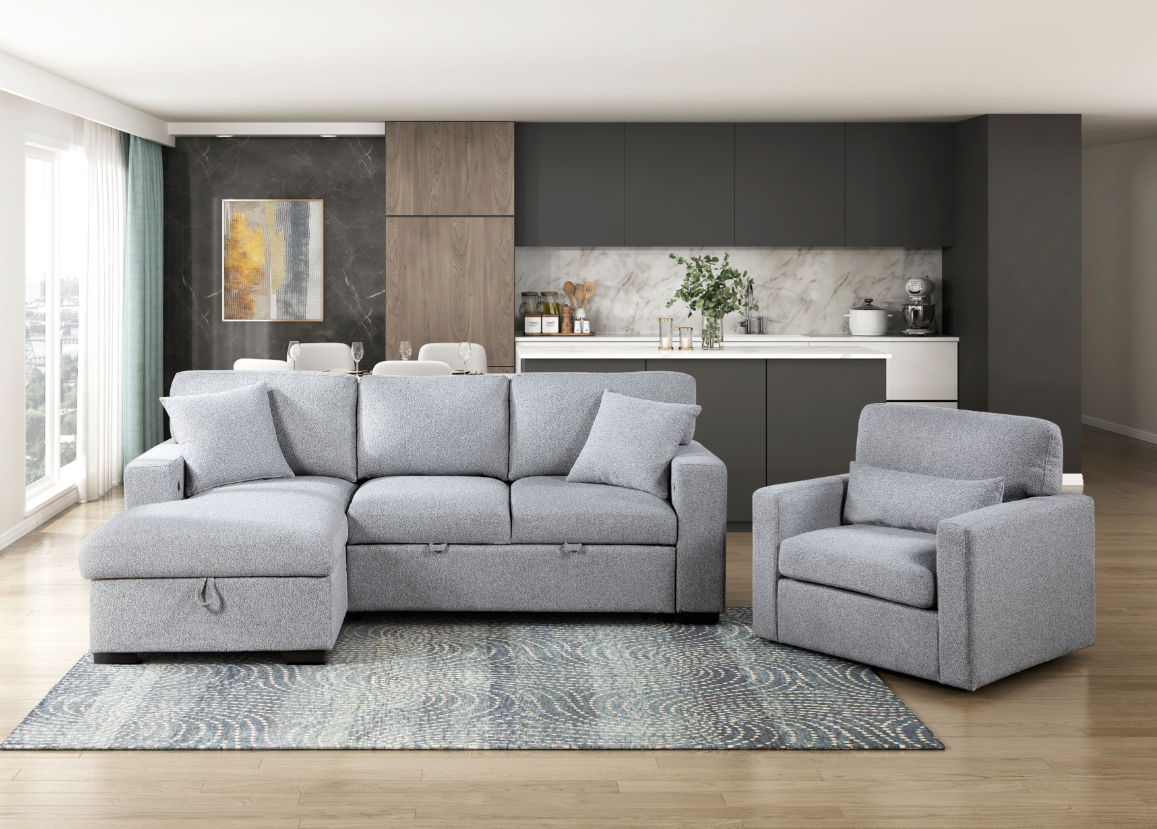 Homelegance Pompano  2-Piece Sectional Sofa