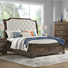 New Classic Lyndhurst King Upholstered Bed