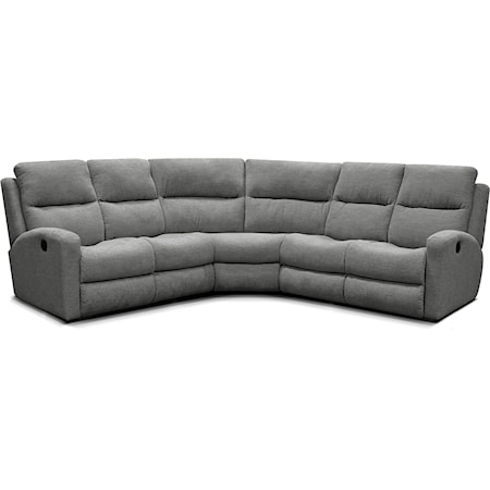Contemporary 3-Piece Reclining Sectional Sofa