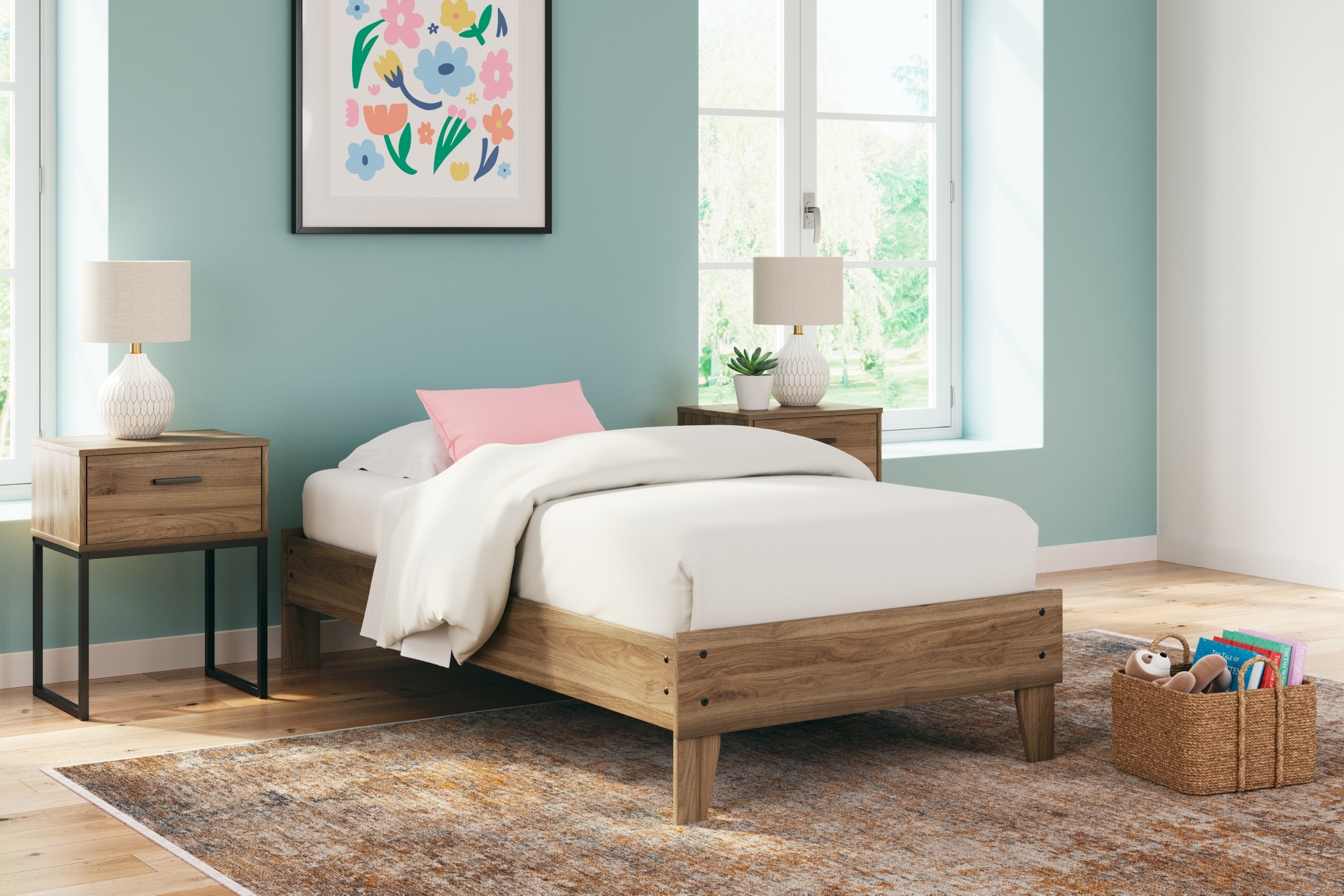 Twin Platform Bed