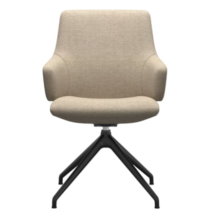 Arm Chair with Low Back and D350 Base