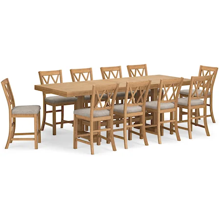 11-Piece Counter Dining Set