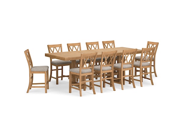 11-Piece Counter Dining Set