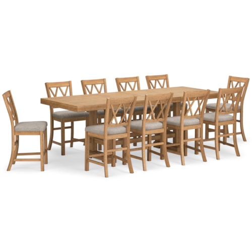 11-Piece Counter Dining Set