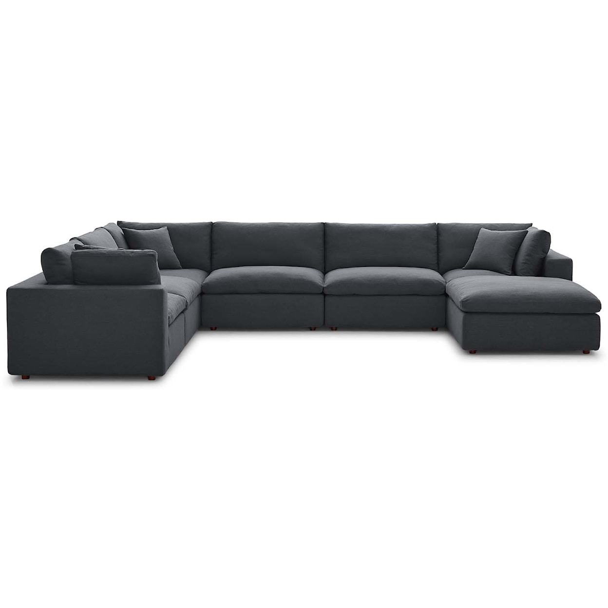 Modway Commix 7 Piece Sectional Sofa Set