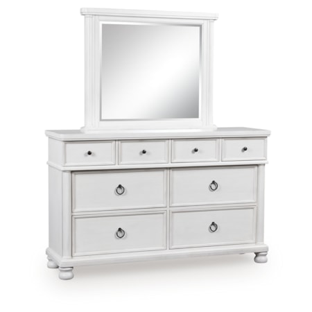 Dresser And Mirror