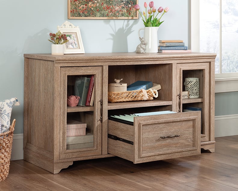 Sauder Rollingwood Two-Door Office Storage Credenza