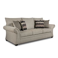 Kyle Transitional Sofa with Flared Arms