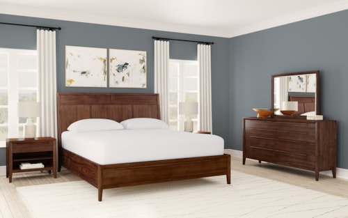 Transitional Queen Bedroom Set With Dresser