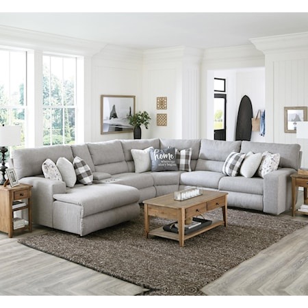 Power Reclining Sectional with Chaise