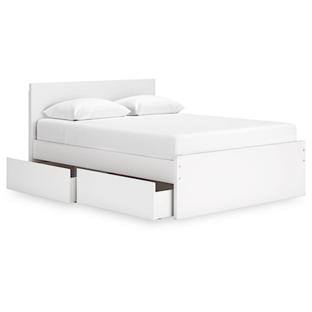 Queen Panel Platform Bed