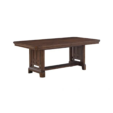 Transitional Dining Table with 18" Leaf
