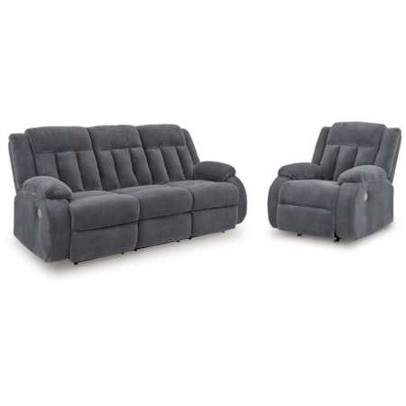 Power Reclining Sofa And Power Recliner