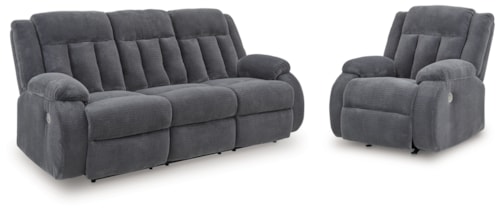 Power Reclining Sofa And Power Recliner