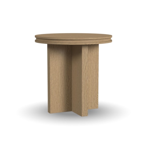 Contemporary Round End Table