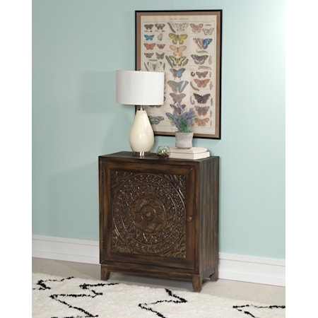 Accent Cabinet Dark Brown