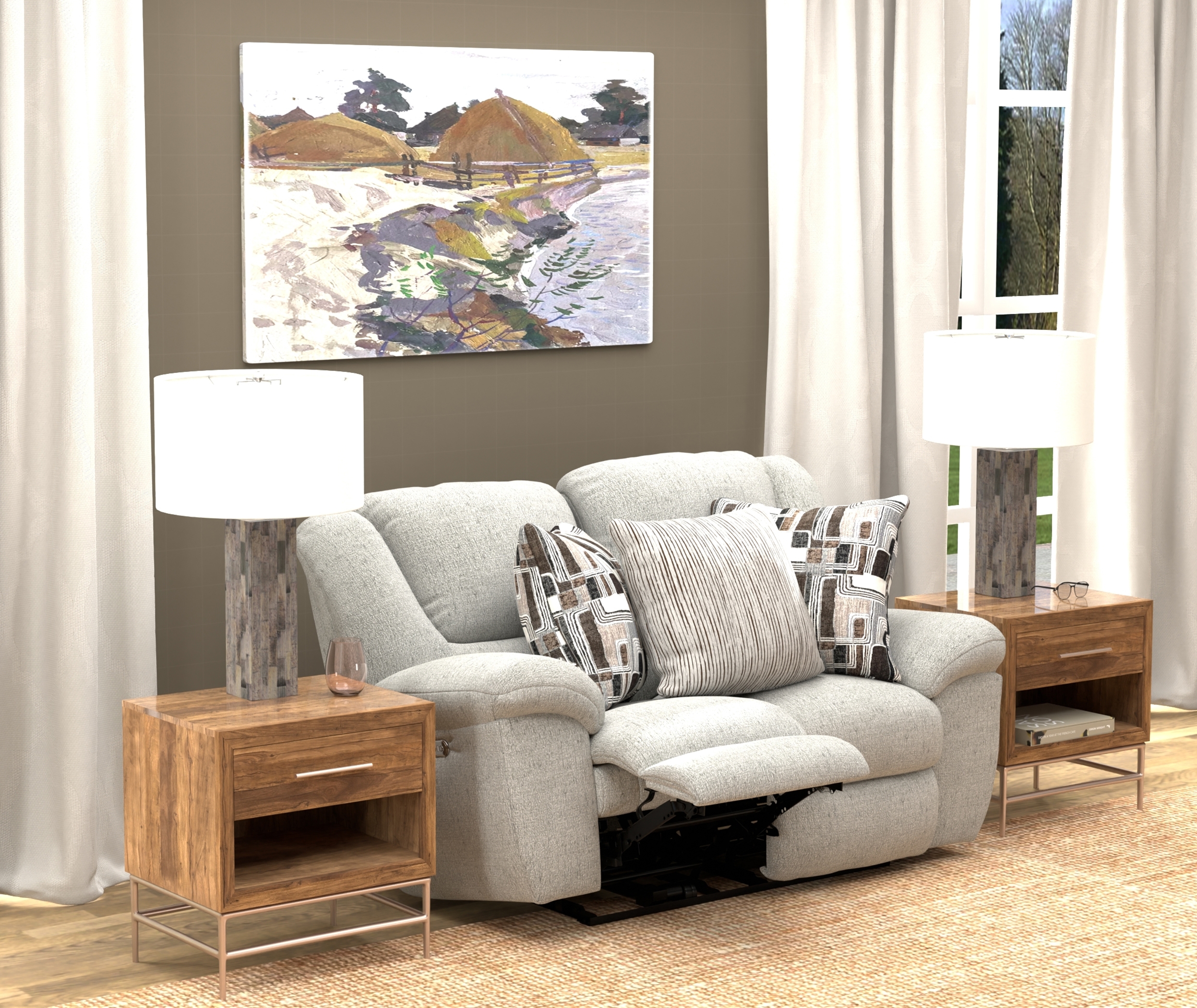 Catnapper Trifecta Power Reclining Loveseat