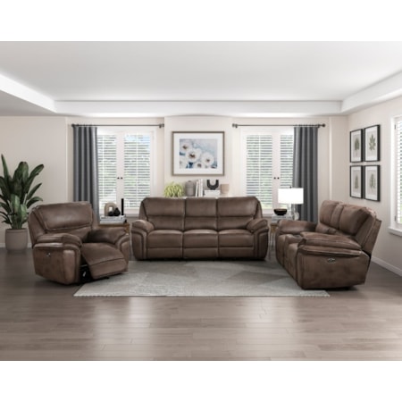 3-Piece Power Reclining Living Room Set