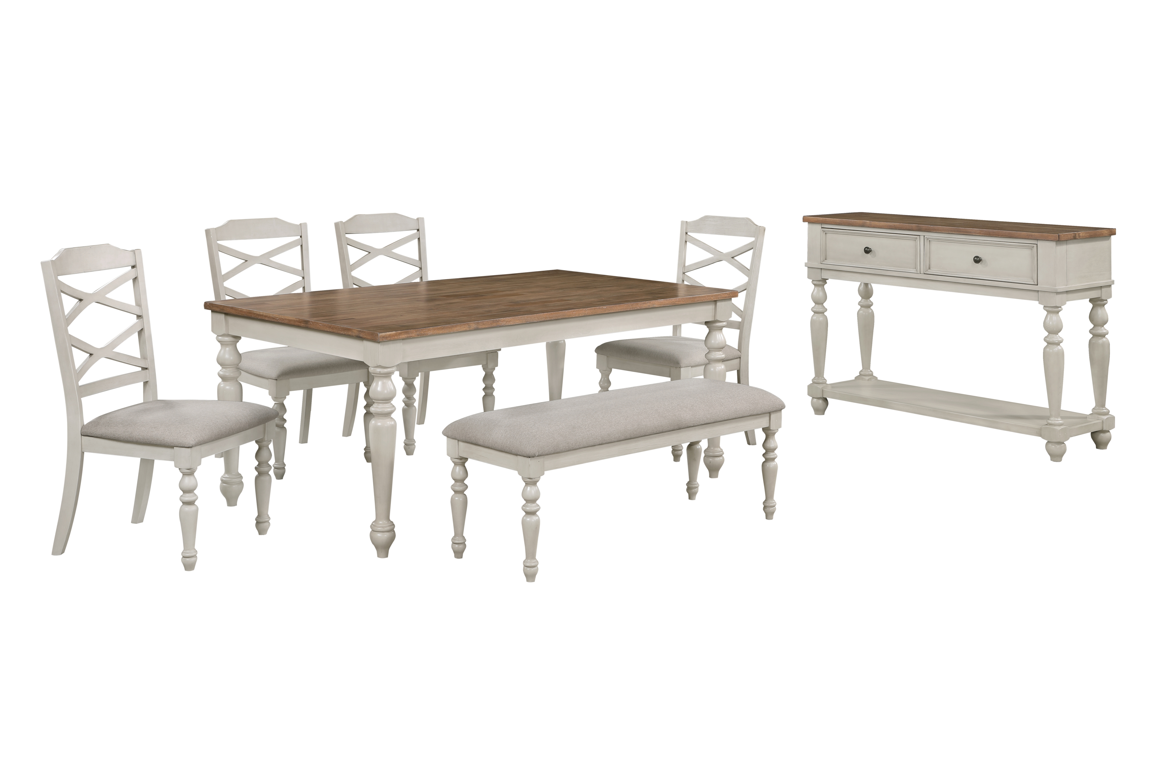 New Classic Furniture Jennifer D755310 Transitional Dining Table with