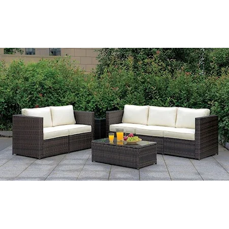 Outdoor Sofa and Loveseat Set
