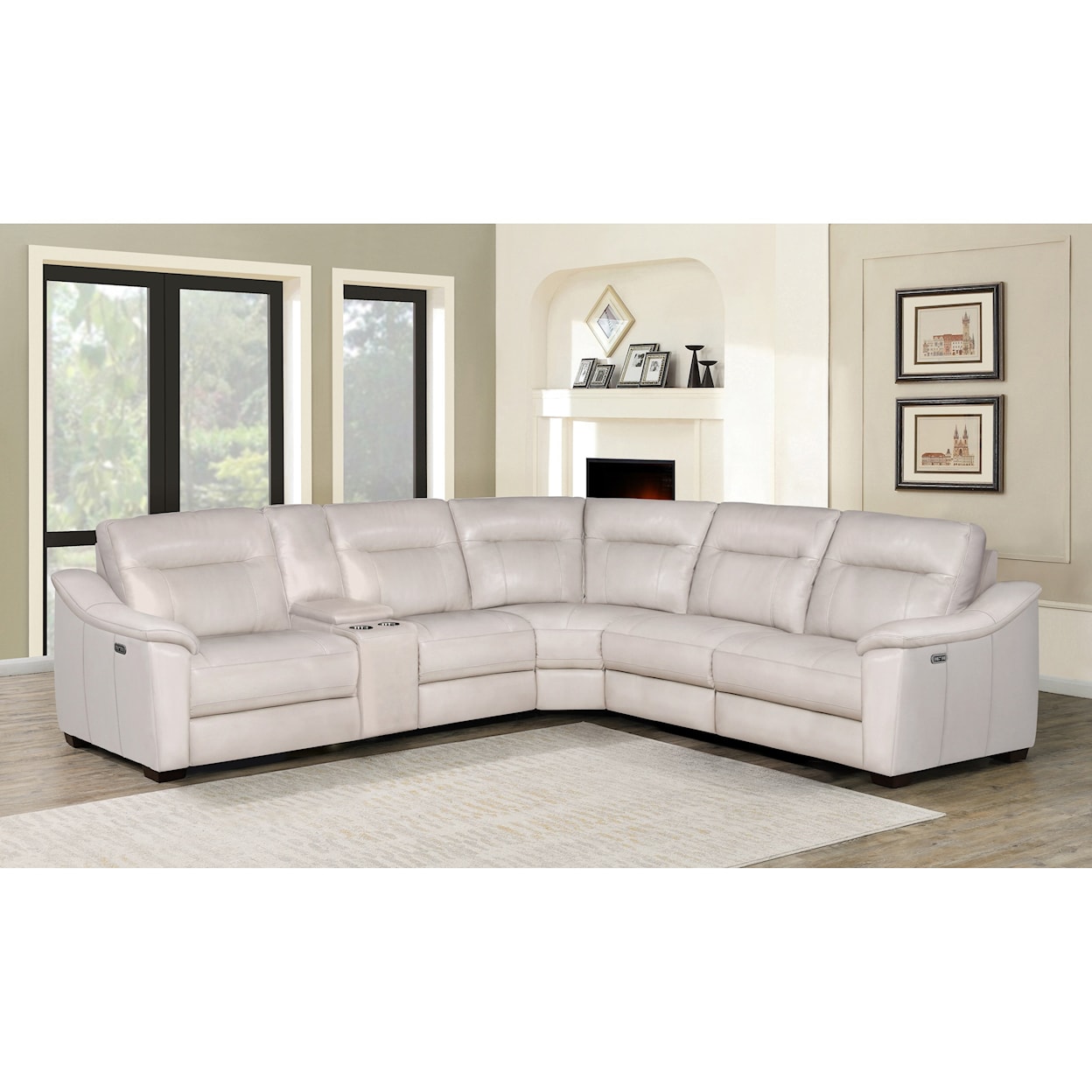 Steve Silver Casa Power Reclining 6-Piece Sectional