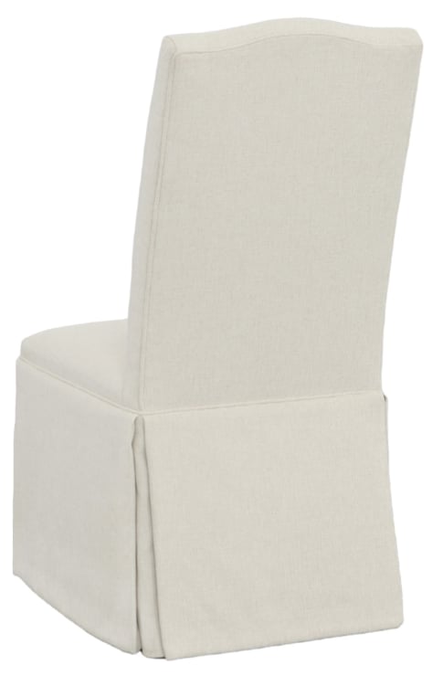 Camel Tall Back Skirted Dining Chair